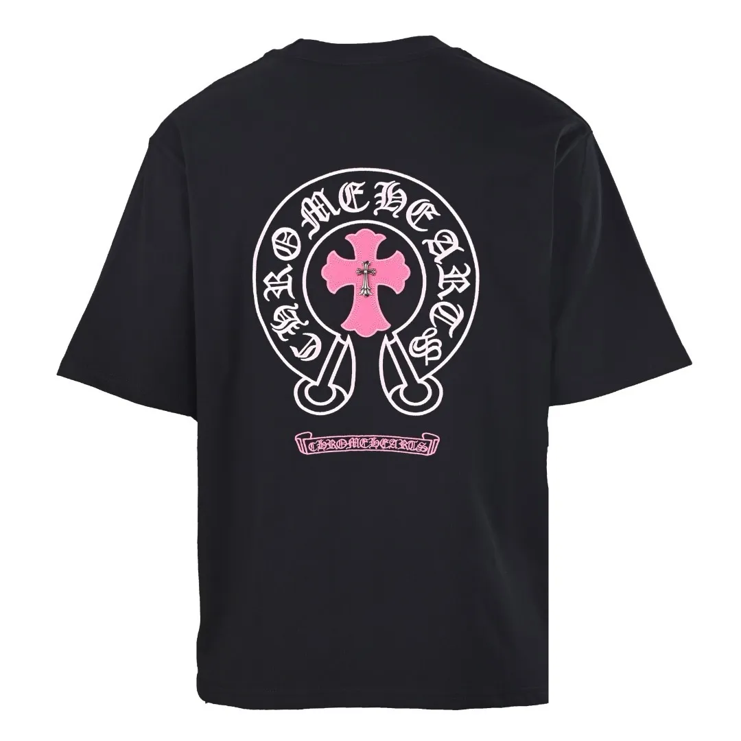 150 CHROME HEARTS/ Pink T 2026 0 Quality os 0 ：Black White Size：S-XL